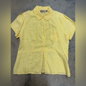 Kim Rogers 100% Linen Blouse PL